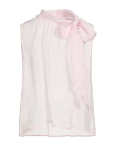 Le Streghe Woman Top Light Pink Size S Viscose, Silk
