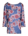 Shop Le Streghe Woman Top Navy Size L Polyester