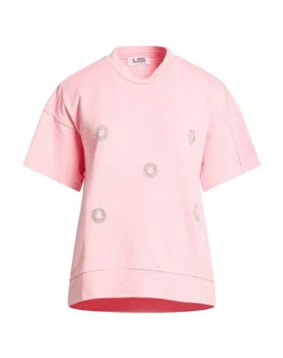 Le Streghe Woman Top Pink Size M Cotton