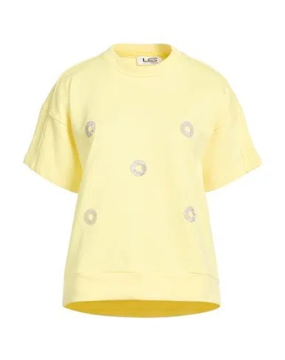 Le Streghe Woman Top Yellow Size S Cotton