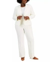 Le Suit 50040545 Plus Size Long Formal Jumpsuit In White