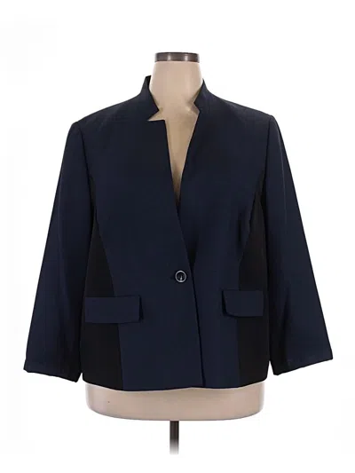 Pre-owned Le Suit Blazer Jacket In Blue