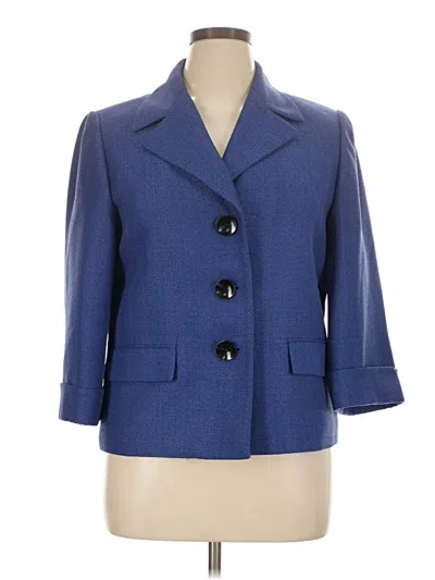 Pre-owned Le Suit Blazer Jacket In Blue