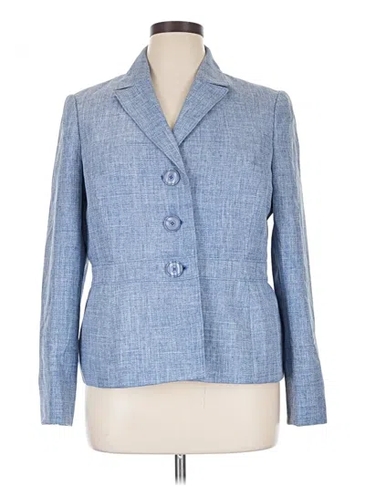 Pre-owned Le Suit Blazer Jacket In Blue