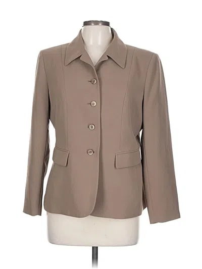 Pre-owned Le Suit Blazer Jacket In Brown