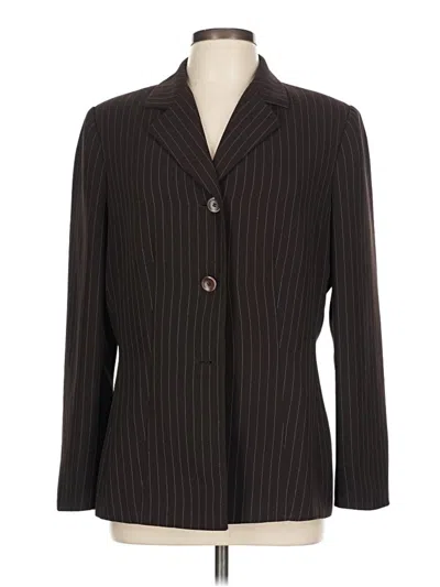 Pre-owned Le Suit Blazer Jacket In Brown