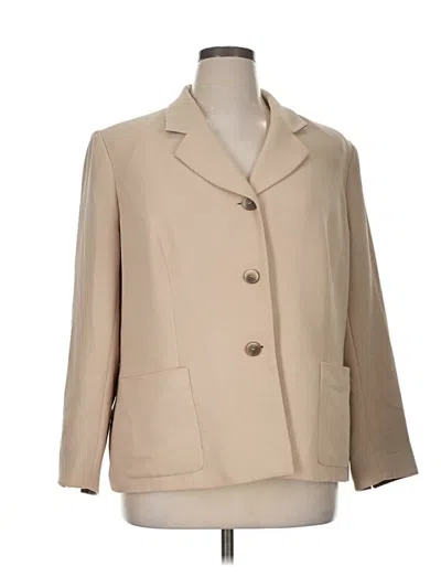 Pre-owned Le Suit Blazer Jacket In Brown