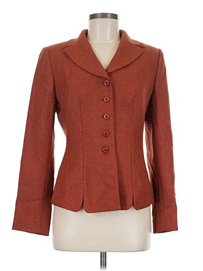 Pre-owned Le Suit Blazer Jacket In Brown
