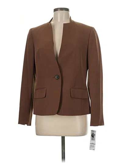 Pre-owned Le Suit Blazer Jacket In Brown