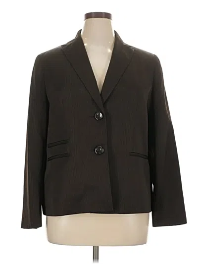 Pre-owned Le Suit Blazer Jacket In Brown