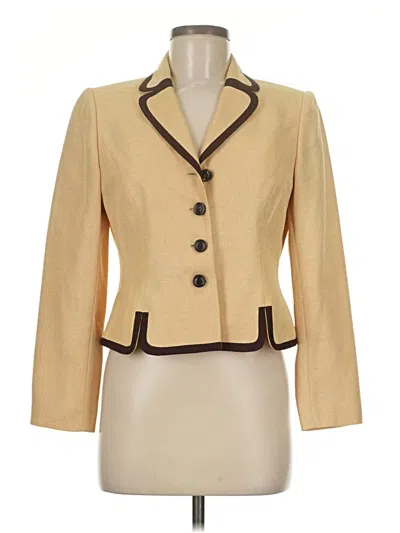 Pre-owned Le Suit Blazer Jacket In Gold