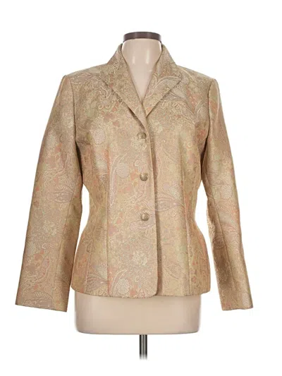 Pre-owned Le Suit Blazer Jacket In Gold
