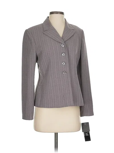 Pre-owned Le Suit Blazer Jacket In Gray