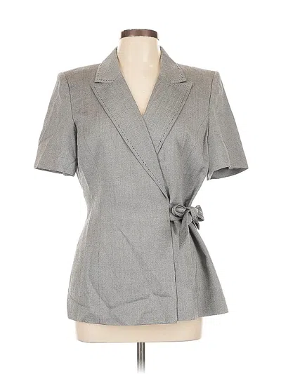 Pre-owned Le Suit Blazer Jacket In Gray