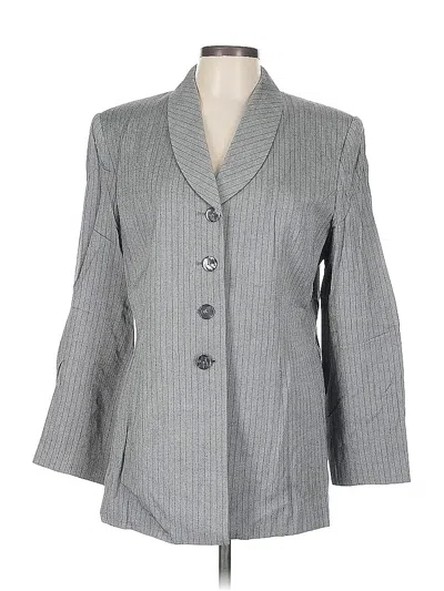 Pre-owned Le Suit Blazer Jacket In Gray