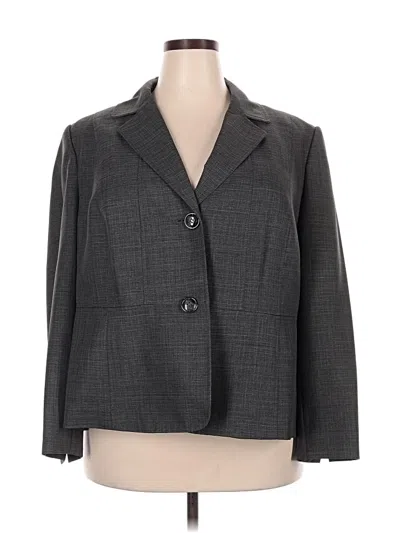 Pre-owned Le Suit Blazer Jacket In Gray
