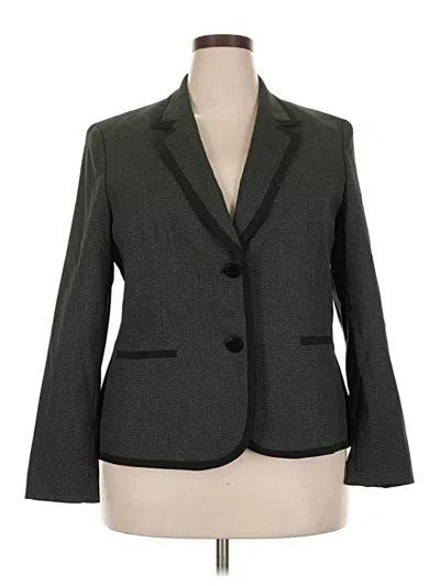 Pre-owned Le Suit Blazer Jacket In Gray