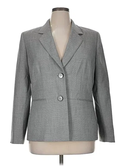 Pre-owned Le Suit Blazer Jacket In Gray