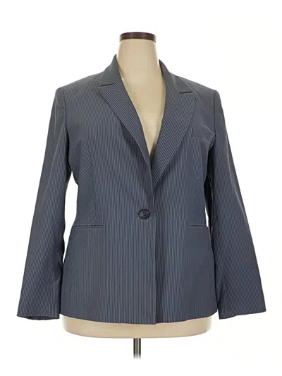 Pre-owned Le Suit Blazer Jacket In Gray