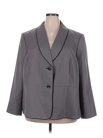 Pre-owned Le Suit Blazer Jacket In Gray