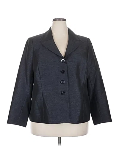 Pre-owned Le Suit Blazer Jacket In Gray