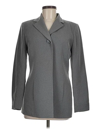 Pre-owned Le Suit Blazer Jacket In Gray