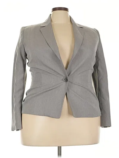 Pre-owned Le Suit Blazer Jacket In Gray