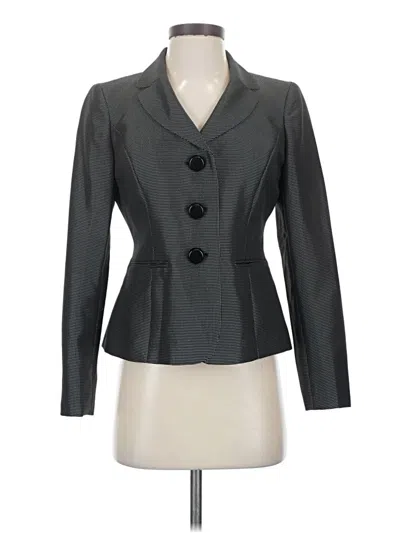 Pre-owned Le Suit Blazer Jacket In Gray