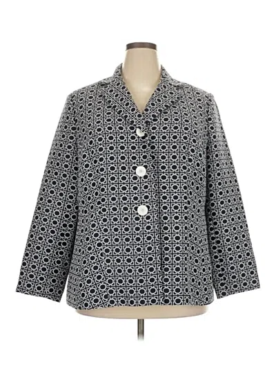 Pre-owned Le Suit Blazer Jacket In Gray