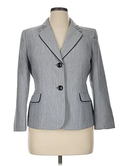 Pre-owned Le Suit Blazer Jacket In Gray