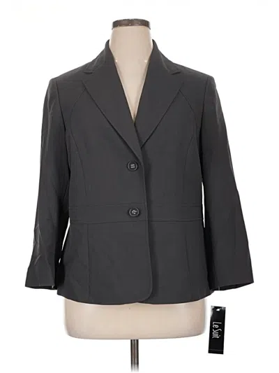Pre-owned Le Suit Blazer Jacket In Gray
