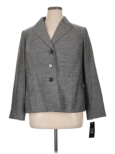 Pre-owned Le Suit Blazer Jacket In Gray