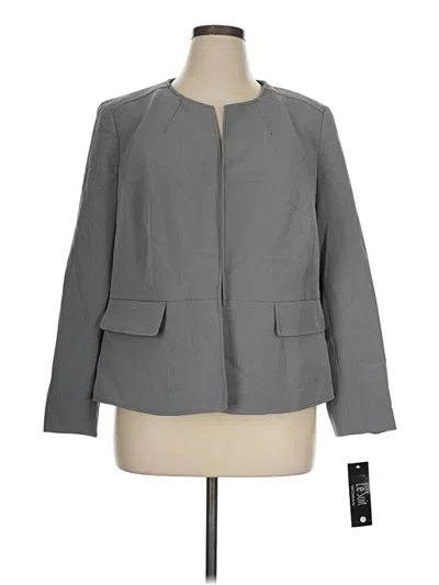 Pre-owned Le Suit Blazer Jacket In Gray