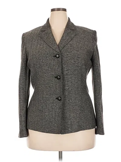 Pre-owned Le Suit Blazer Jacket In Gray