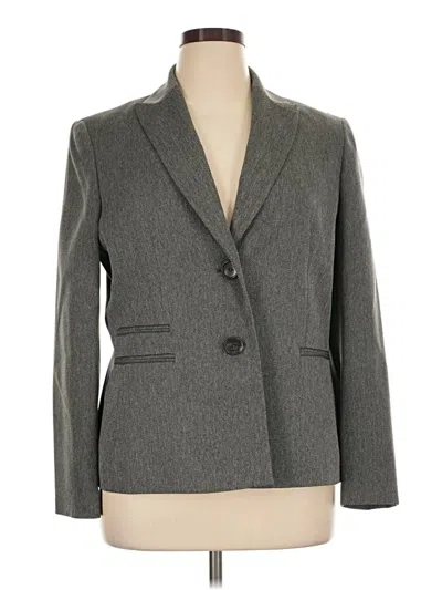 Pre-owned Le Suit Blazer Jacket In Gray