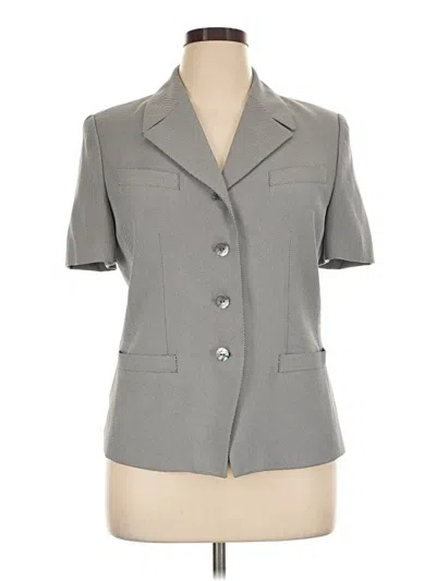 Pre-owned Le Suit Blazer Jacket In Gray