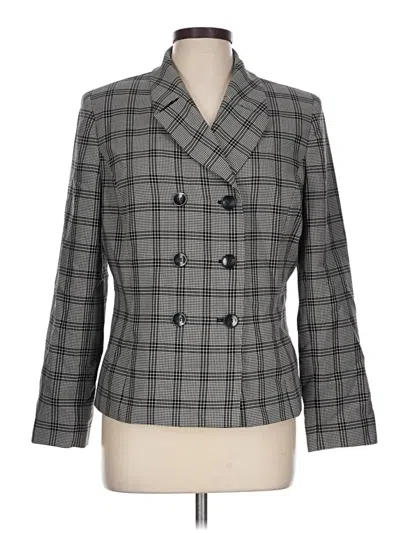 Pre-owned Le Suit Blazer Jacket In Gray