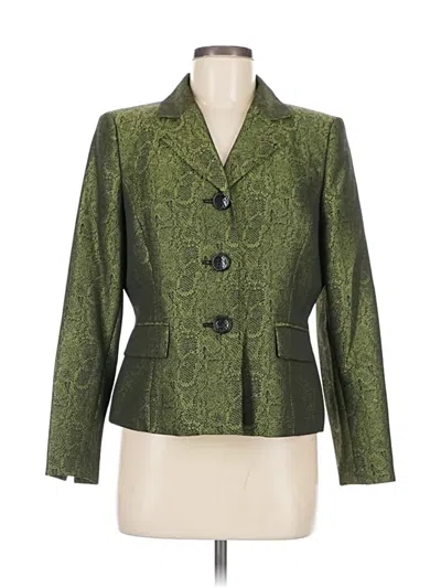 Pre-owned Le Suit Blazer Jacket In Green