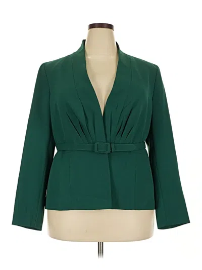 Pre-owned Le Suit Blazer Jacket In Green