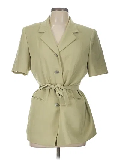 Pre-owned Le Suit Blazer Jacket In Green