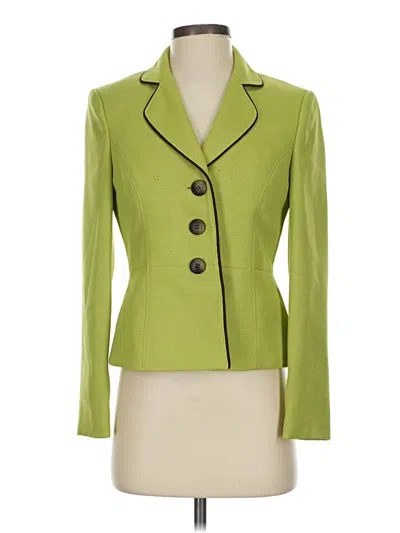 Pre-owned Le Suit Blazer Jacket In Green