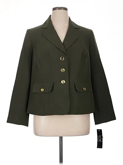 Pre-owned Le Suit Blazer Jacket In Green