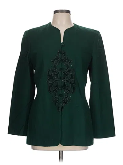 Pre-owned Le Suit Blazer Jacket In Green