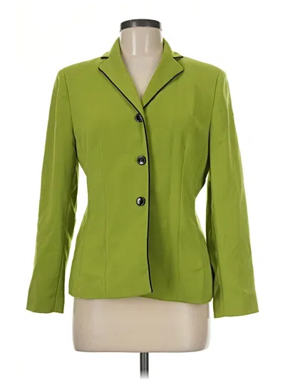 Pre-owned Le Suit Blazer Jacket In Green