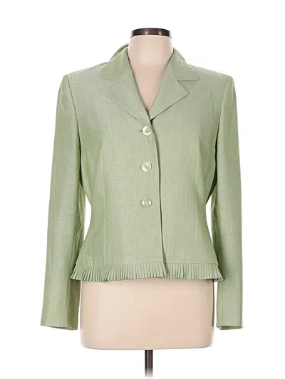 Pre-owned Le Suit Blazer Jacket In Green