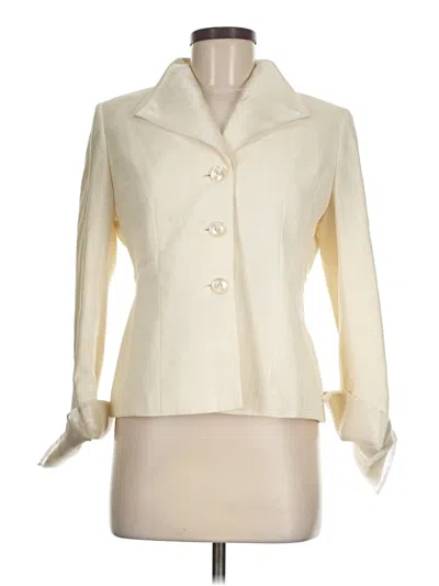 Pre-owned Le Suit Blazer Jacket In Ivory