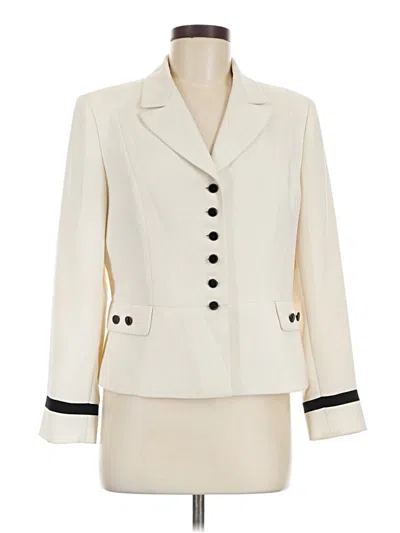 Pre-owned Le Suit Blazer Jacket In Ivory