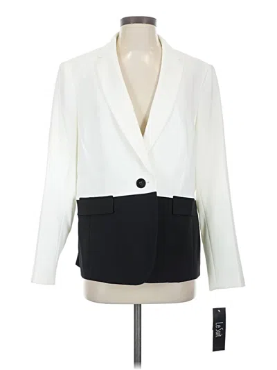 Pre-owned Le Suit Blazer Jacket In Ivory