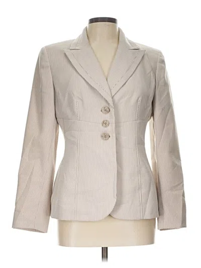 Pre-owned Le Suit Blazer Jacket In Ivory