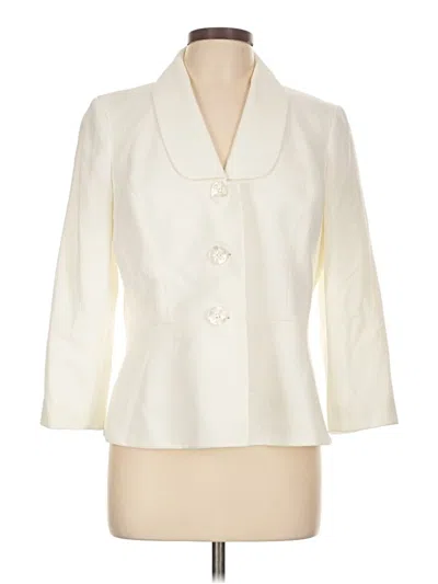 Pre-owned Le Suit Blazer Jacket In Ivory